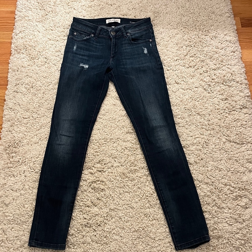 DL 1961 Dark Wash Skinny Jeans